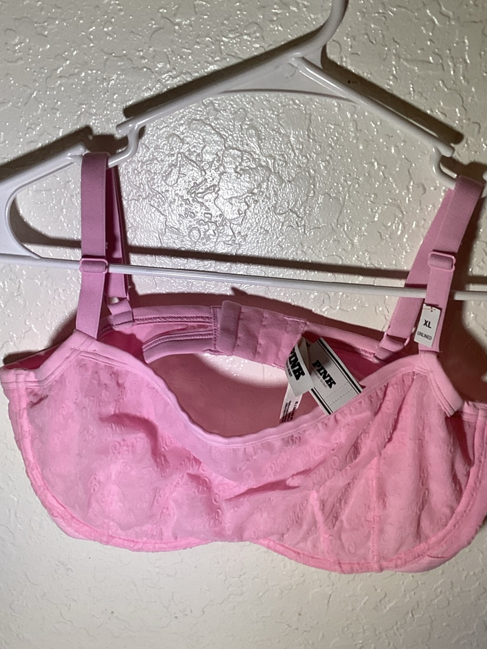 PINK Victoria's Secret Pink Lace Underwire Bra